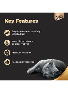 Sheba Rich Premium Adult (1+ Years) Wet Cat Food, Fish With Sasami Flavour, 35 G Pouch (Pack Of 12), High-Moisture Wet Food For Healthy Hydration  - Image 5