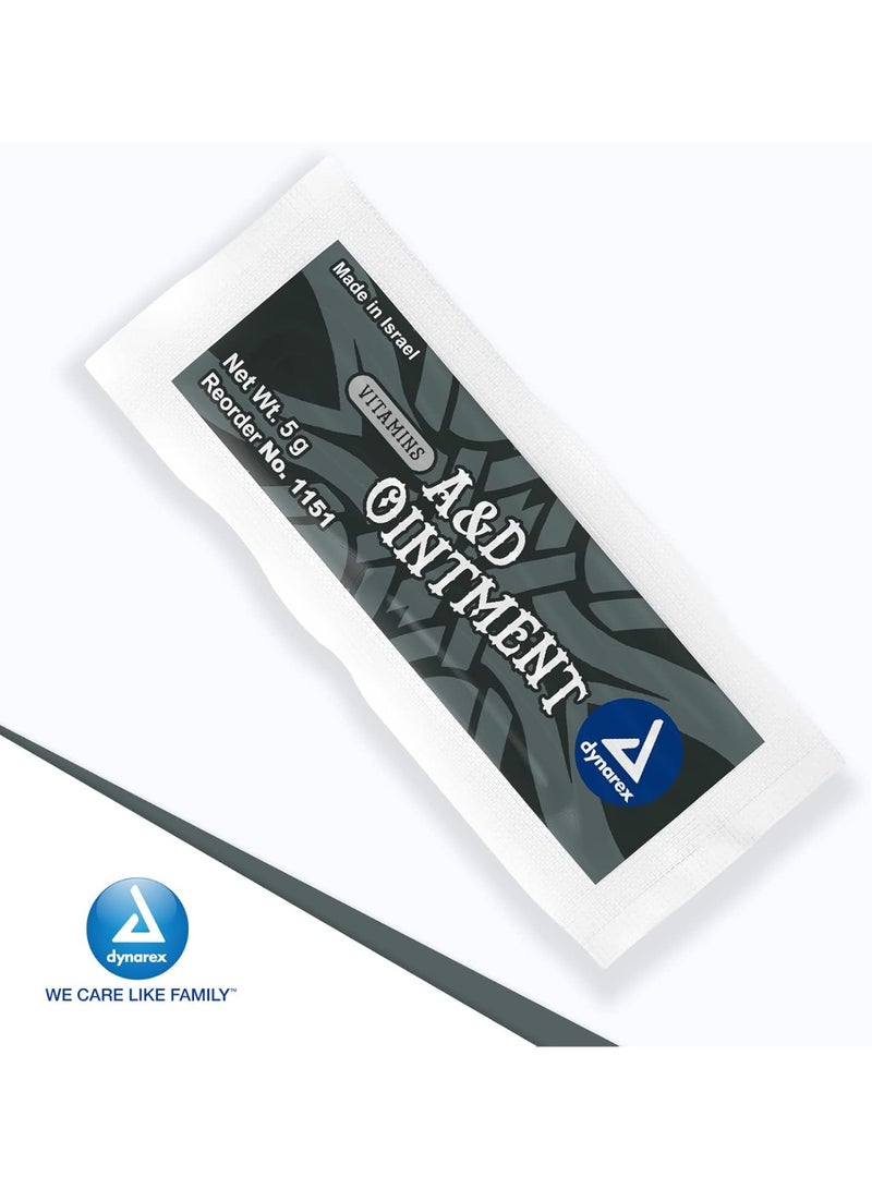 Dynarex Vitamins A&D Ointment Without Lanolin - Vitamin A and D Ointment Protectant For Minor Cuts, Burns, Diaper Rash & Dry Skin - 1 Box - 144 Packets/Box - 5g Packets (Packaging May Differ) - Image 2