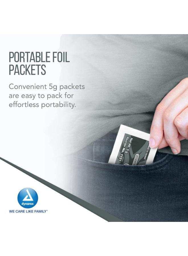 Dynarex Vitamins A&D Ointment Without Lanolin - Vitamin A and D Ointment Protectant For Minor Cuts, Burns, Diaper Rash & Dry Skin - 1 Box - 144 Packets/Box - 5g Packets (Packaging May Differ) - Image 4