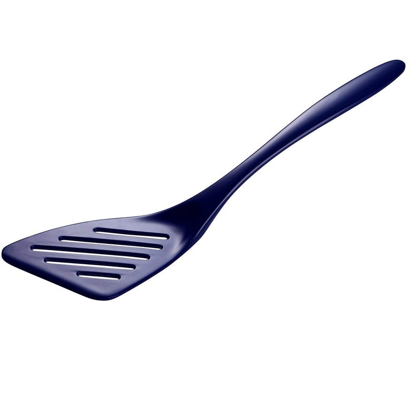 Gourmac Cobalt Blue Melamine Slotted Turner 125