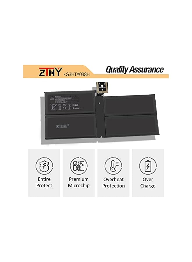 ZTHY G3Hta038H Laptop Battery Compatible With Microsoft Surface Pro 5 1796 Series Laptop Dynm02 2(1Icp4/52/108+1Icp4/45/114)-2 7.57V 45Wh 5940Mah - Image 3