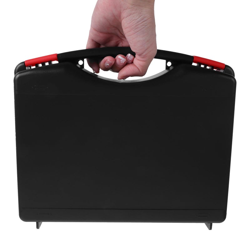 Small Portable Plastic Tool Box With Handle Multi Compartment Organizer For Hardware Tools - Image 4