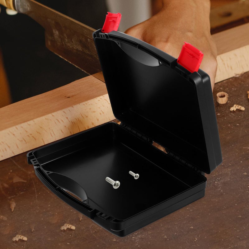 Small Portable Plastic Tool Box With Handle Multi Compartment Organizer For Hardware Tools - Image 5