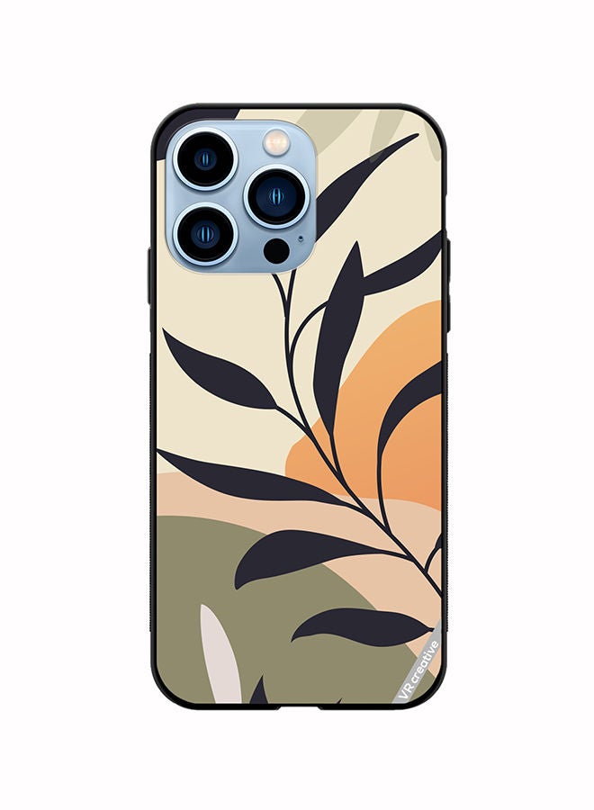 VR CREATIVE Protective Case Cover For Apple iPhone 14 Pro Max Leaf Tropical Design Multicolour - Image 1