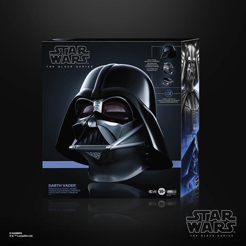 STAR WARS The Black Series Darth Vader Premium Electronic Helmet, OBI-Wan Kenobi Roleplay Collectible Toys for Kids Ages 14 and Up - Image 2