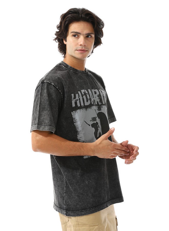 WHITE RABBIT Regular Fit Printed T-shirt - Image 2