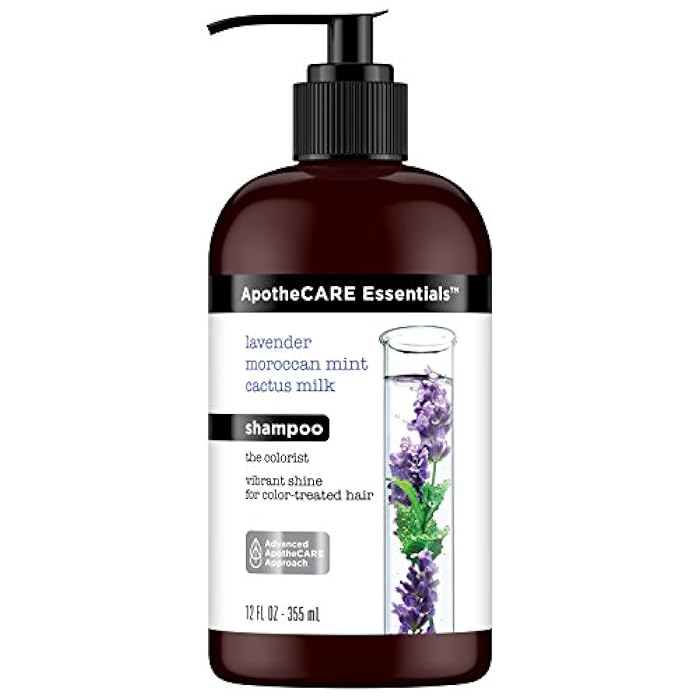 ApotheCARE Essentials The Colorist Shampoo, Lavender, Moroccan Mint, Cactus Milk, 12 oz - Image 1