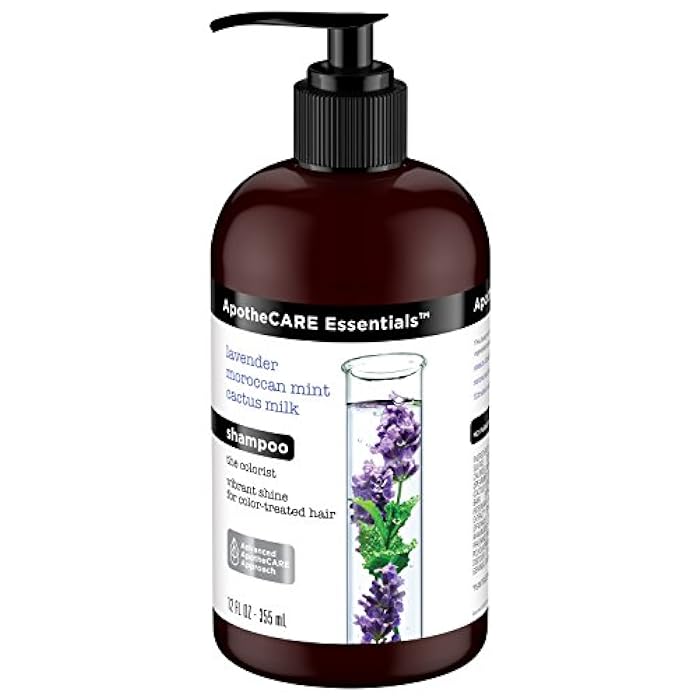 ApotheCARE Essentials The Colorist Shampoo, Lavender, Moroccan Mint, Cactus Milk, 12 oz - Image 3