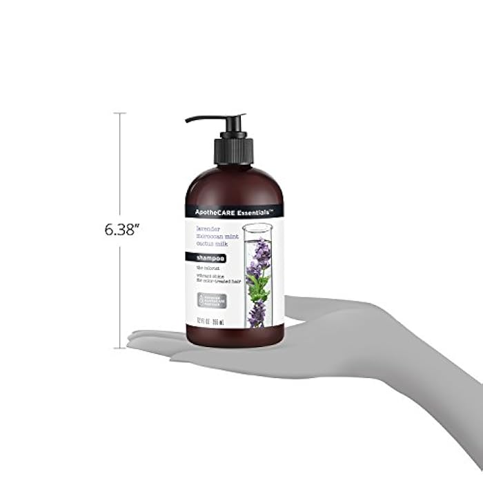 ApotheCARE Essentials The Colorist Shampoo, Lavender, Moroccan Mint, Cactus Milk, 12 oz - Image 5