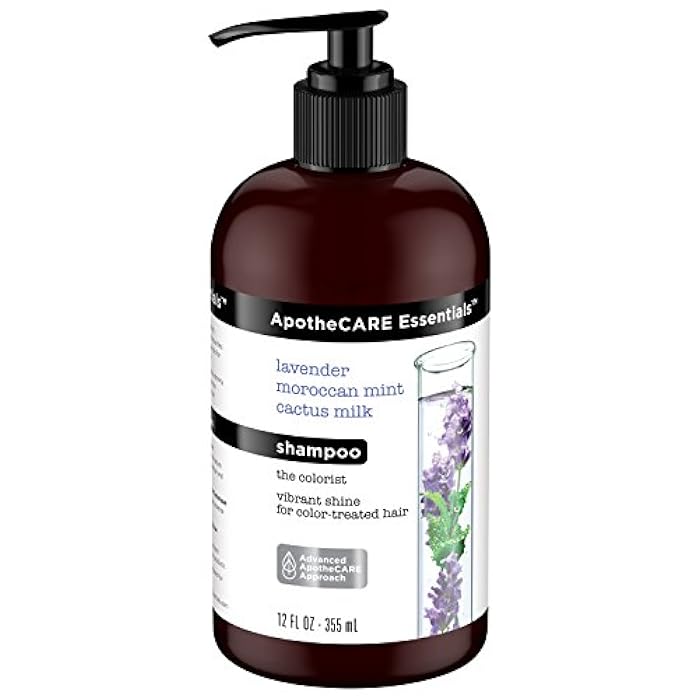 ApotheCARE Essentials The Colorist Shampoo, Lavender, Moroccan Mint, Cactus Milk, 12 oz - Image 4