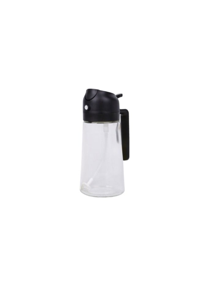 Zashe 2-in-1 Oil Sprayer & Dispenser – 470ml Glass Bottle for Cooking, Air Fryers, Salads & BBQ  - Image 1