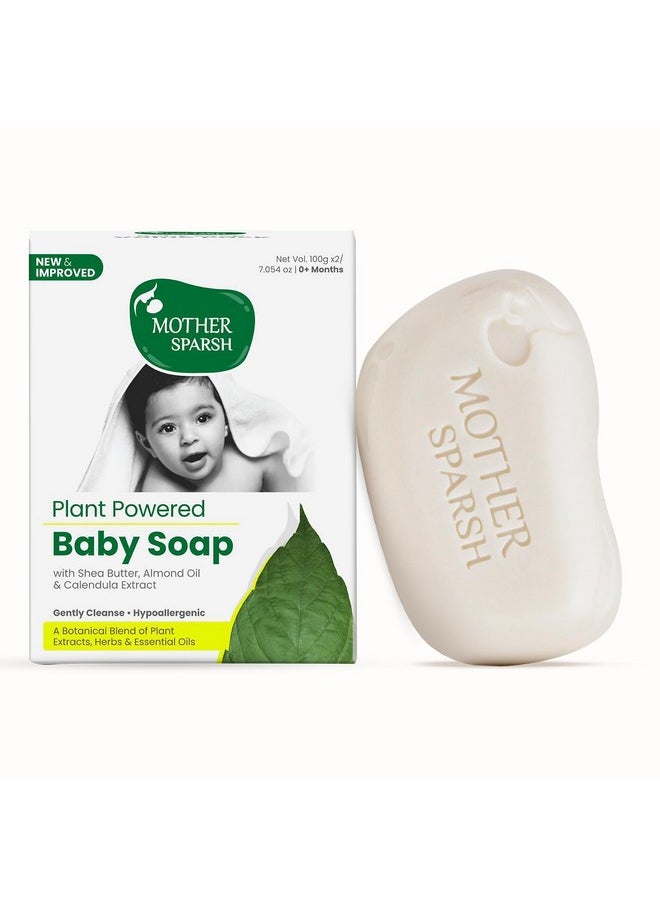 Plant Powered Natural Baby Soap - Pack Of 2X75G | Hypoallergenic & Tear-Free Soap For Babies, Newborns - pzsku/Z7A98B097DEC8C8BBF596Z/45/_/1733731455/c15e1108-07cd-4132-ba79-238bbf1133bb