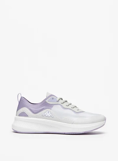 Kappa Women's Textured Low-Ankle Sneakers with Lace-Up Closure