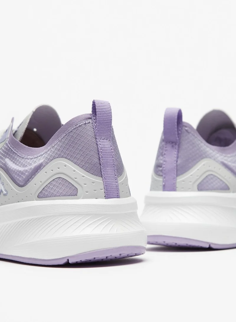 Kappa Women's Textured Low-Ankle Sneakers with Lace-Up Closure