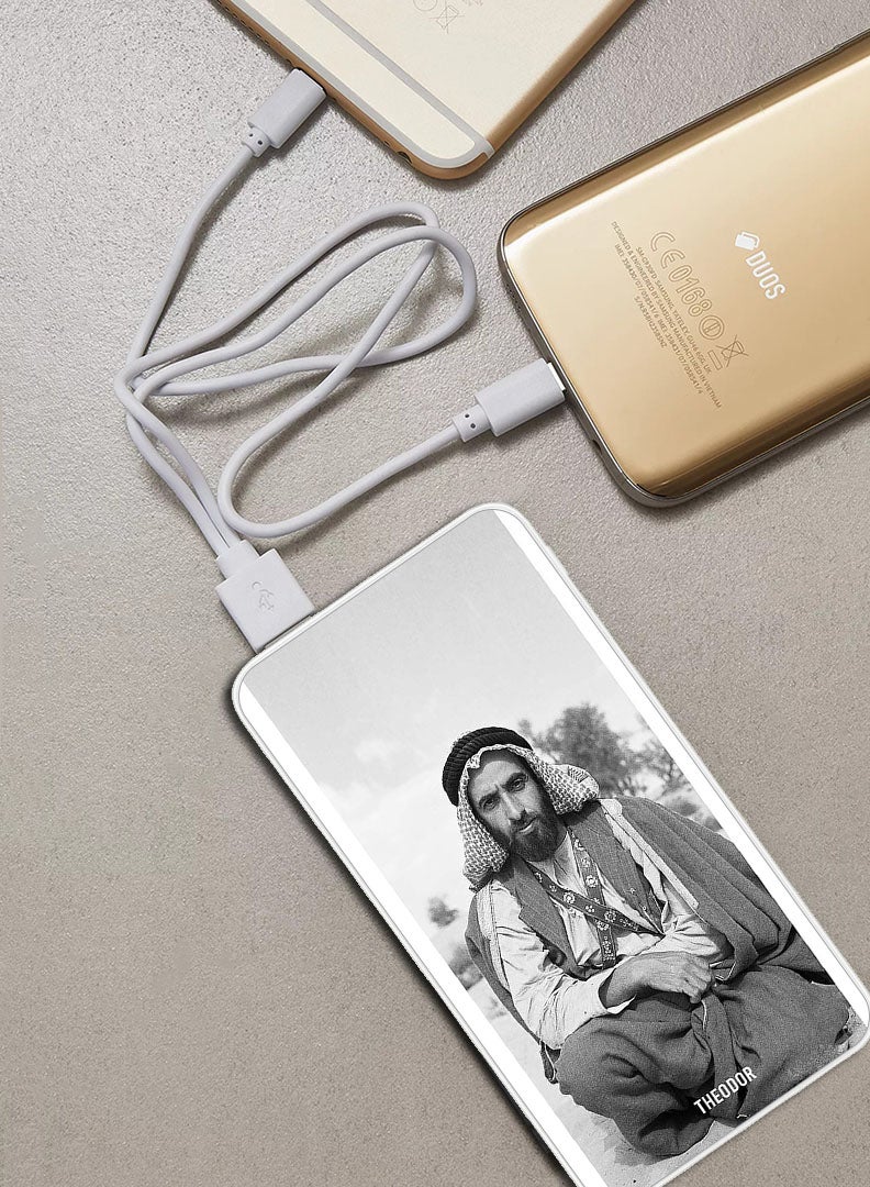 Theodor 10,000 mAh Super Fast Charging Ultra Compact Power Bank with Quick Charge & Power Delivery, Portable Charger For iPhone and Android Sheikh Zayed Sitting - Image 2