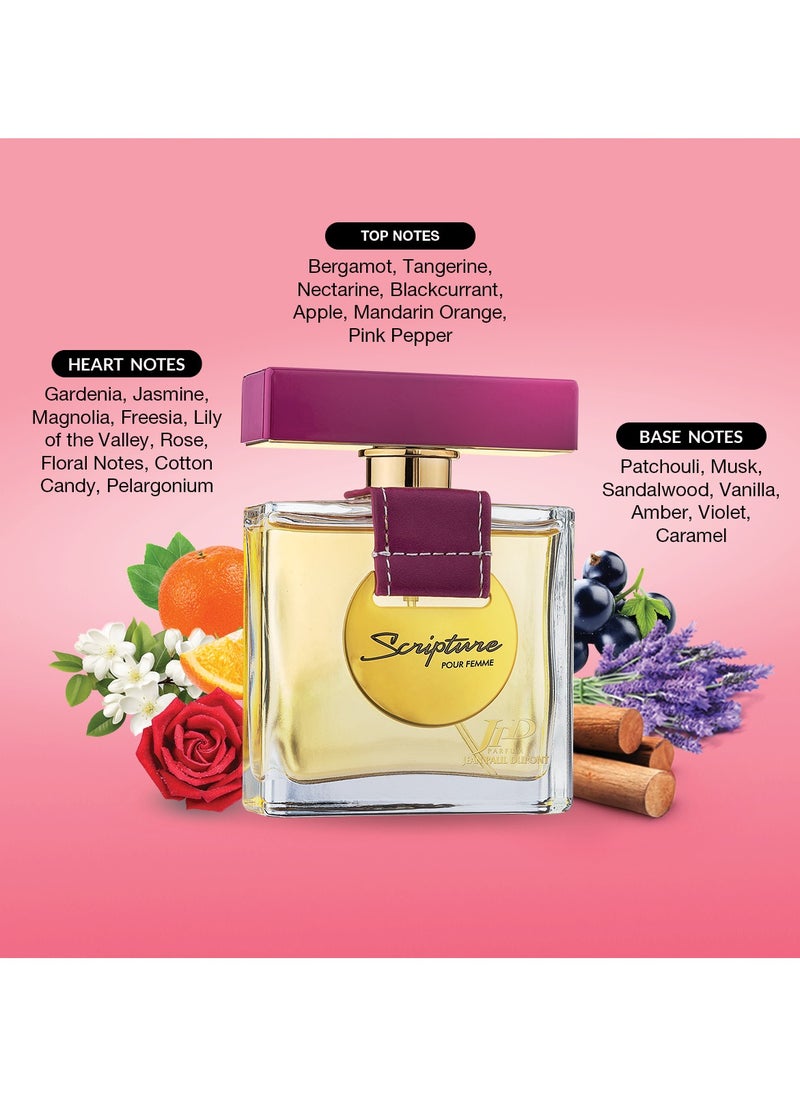 Jean Paul Dupont Scripture Eau de Parfum For Women 100ml  - Image 3