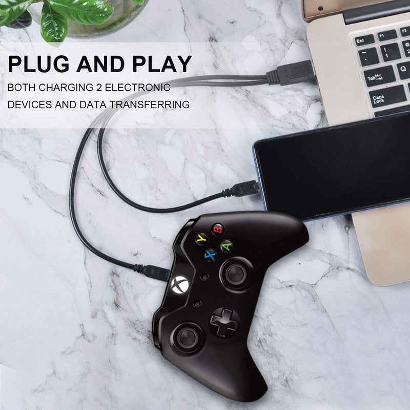UCEC Dual Micro USB Splitter Charge Cable Power up to Two Micro USB Devices at Once from a Single USB Port (1pack) - Image 4