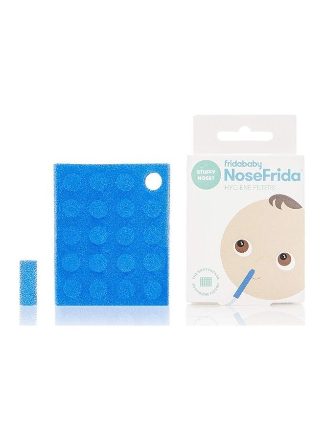 Nasal Aspirator With 24 Pieces Hygiene Nose Filters - Image 3
