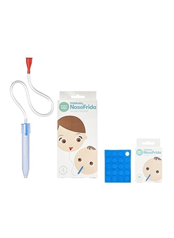 Nasal Aspirator With 24 Pieces Hygiene Nose Filters - Image 1