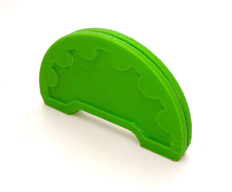 Cero 3D Printed Playing Cards Holder (Green PLA Plastic) V.A.03.23 - Image 1