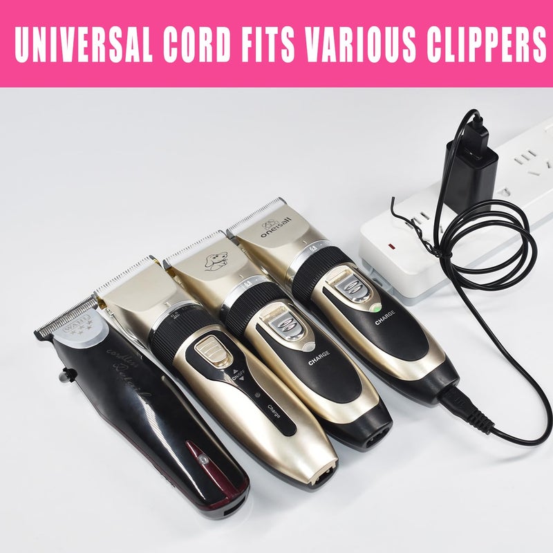 Pinkind Universal Hair Clipper Charger Cord, Replacement Charger for Various Electric Hair Clipper, Shavers, Razors,Trimmer, Pet Clipper-Fit SUPRENT Clippers,Fit Ceenwes Trimmer,fit oneisall Dog Clippers etc - Image 5