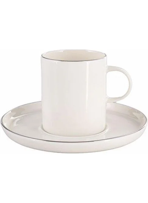 Porland Chopin Platinum Teacup with Saucer 200 cc