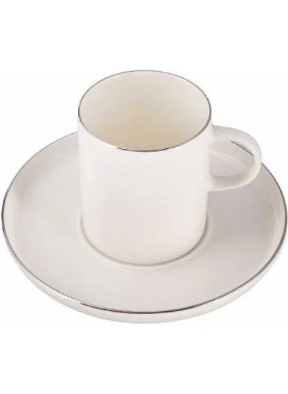 Porland Chopin Platinum Teacup with Saucer 200 cc