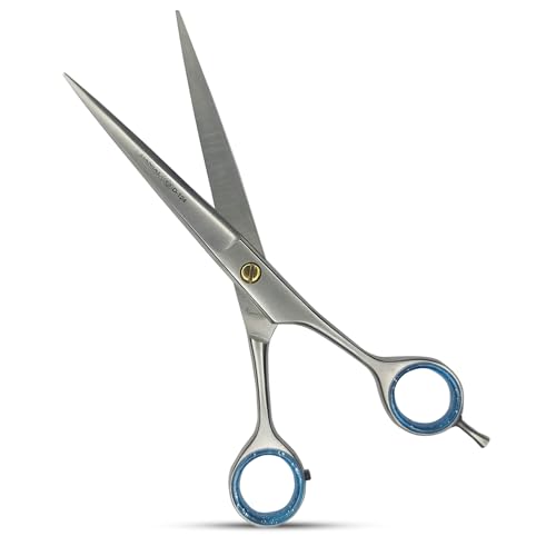 DANIAL 6.5" Professional Stainless Steel Hair Cutting Scissors - Ideal for Men's Women Barbering, Beard, Mustache Trimming, and Grooming - Image 1