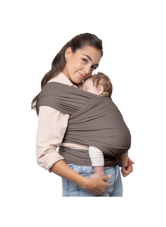 boba Wrap Baby Carrier, Grey - Original Stretchy Infant Sling, Perfect for Newborn Babies and Children up to 35 lbs - Image 1