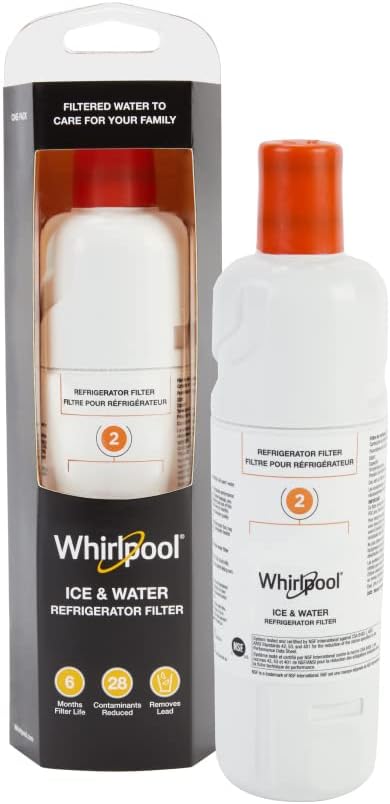 Whirlpool فلتر مياه ثلاجة ويرلبول WHR2RXD1 برتقالة الثلج 2WHR2RXD1 حزمة واحدة - Image 3