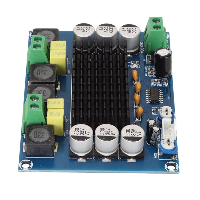 لوحة مكبر الصوت 2x120W نظام صوتي عالي الأداء 100DB نسبة الإشارة إلى الضوضاء ترددات تحويل متعددة - Image 4