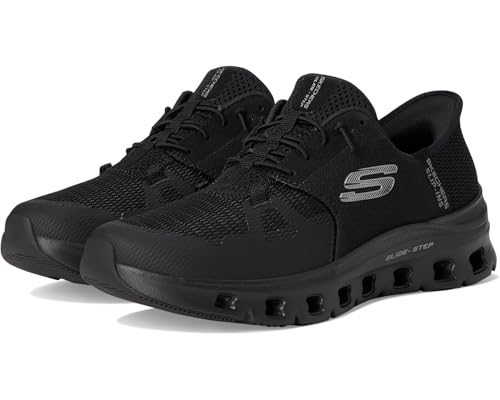 Skechers Men's Slip-Resistant Glide-Step Pro Slip-ins Work Sneakers, Black, 7.5 - Image 5