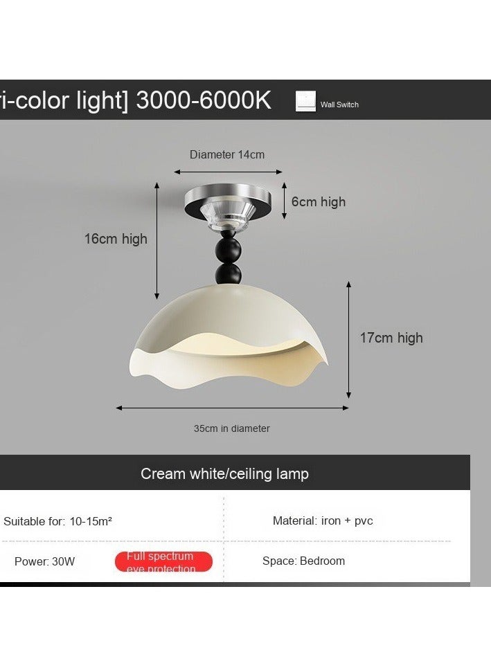 Modern Led Pendant Light White Middle Eggshell Ceiling Lamp for Living Room Bedroom Dining Room Home Decor Lighting Fixture  - Image 1