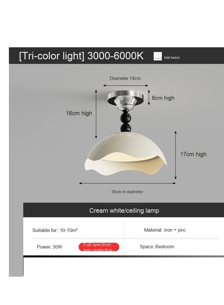 Modern Led Pendant Light White Middle Eggshell Ceiling Lamp for Living Room Bedroom Dining Room Home Decor Lighting Fixture  - Image 5