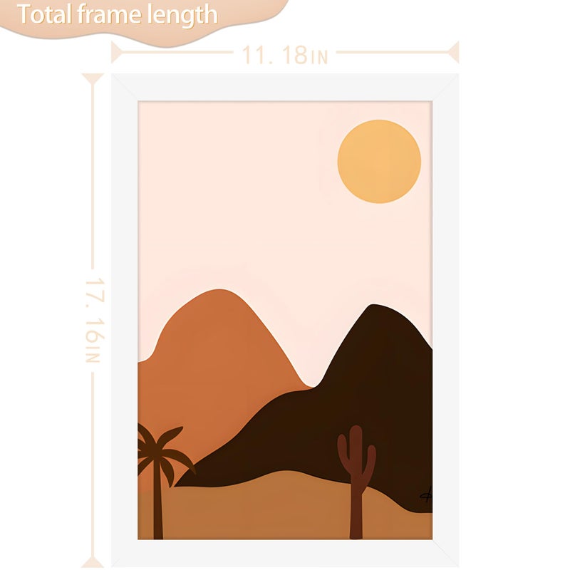 PICRIT 10x16 إطار صورة إطار لعرض تصاعد الجدار الأبيض - Image 2