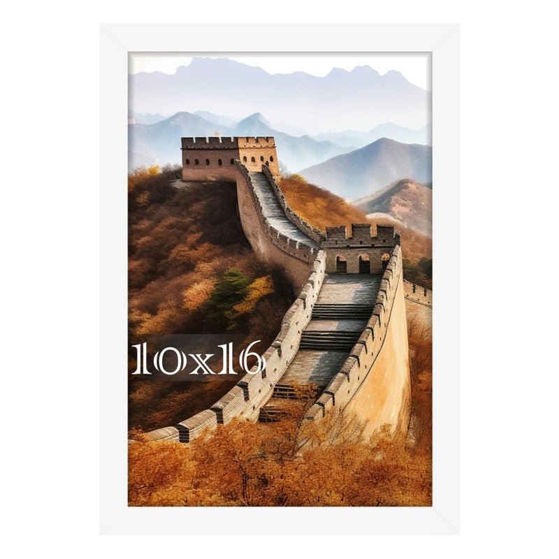 PICRIT 10x16 إطار صورة إطار لعرض تصاعد الجدار الأبيض - Image 1