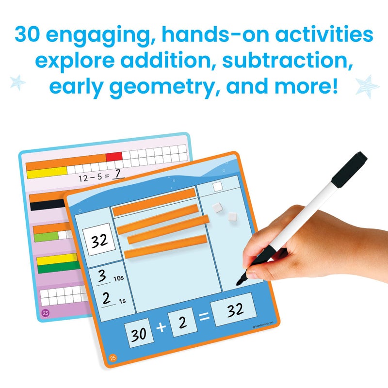 hand2mind Cuisenaire Rods: Early Math Activity Set â€“ Teaching Fraction Bars, Montessori Math Manipulatives, Math Teacher Must Haves Elementary, Kindergarten Homeschool Supplies - Image 4