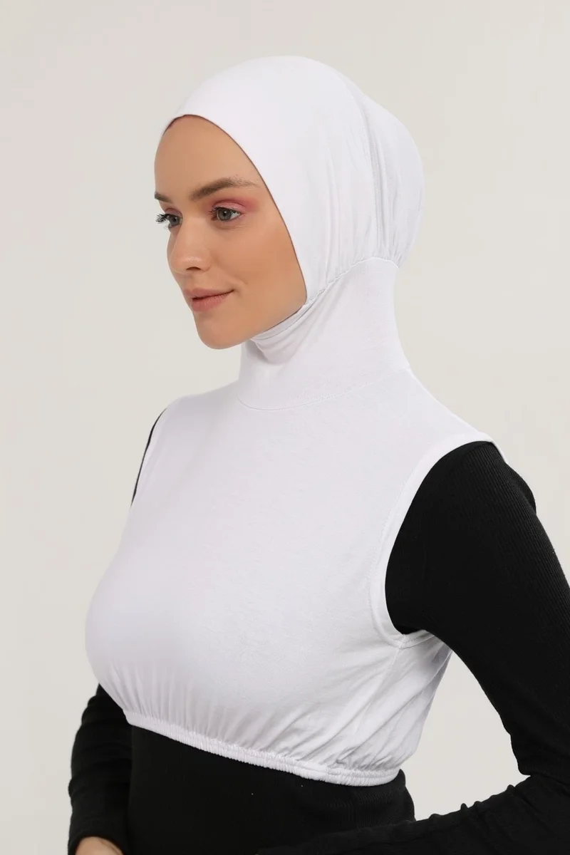 التوبة Zero Sleeves Neck Collar Bonnet Half Body