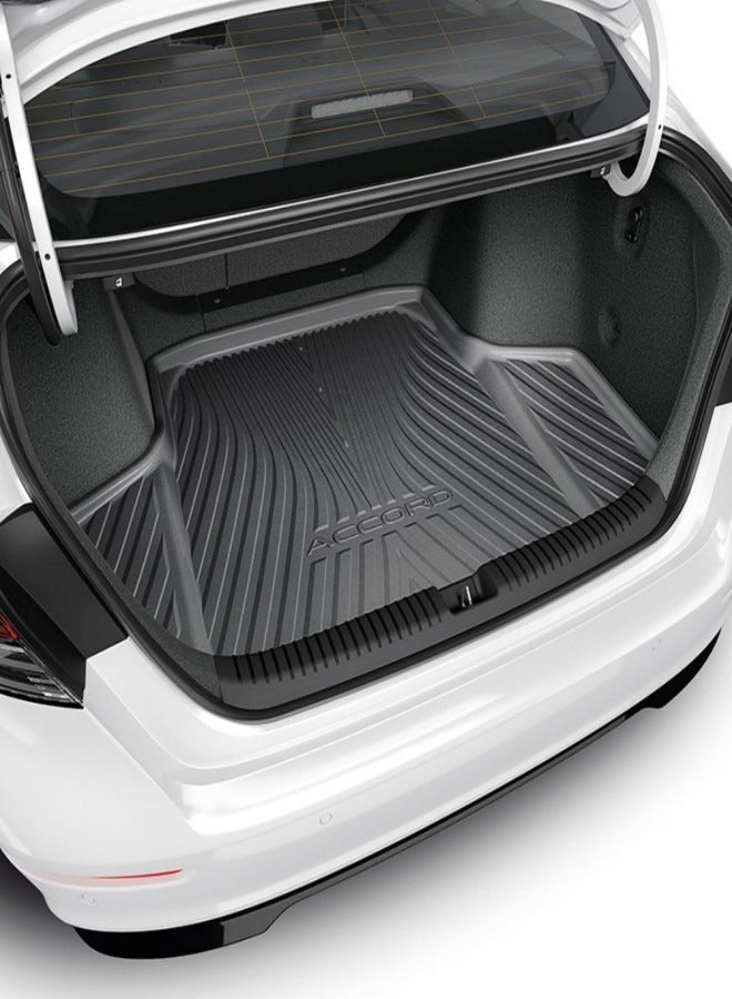 Generic Honda Accord 2018-2022 Tpe Trunk Mat. Heavy Duty Boot Liner.  - Image 1