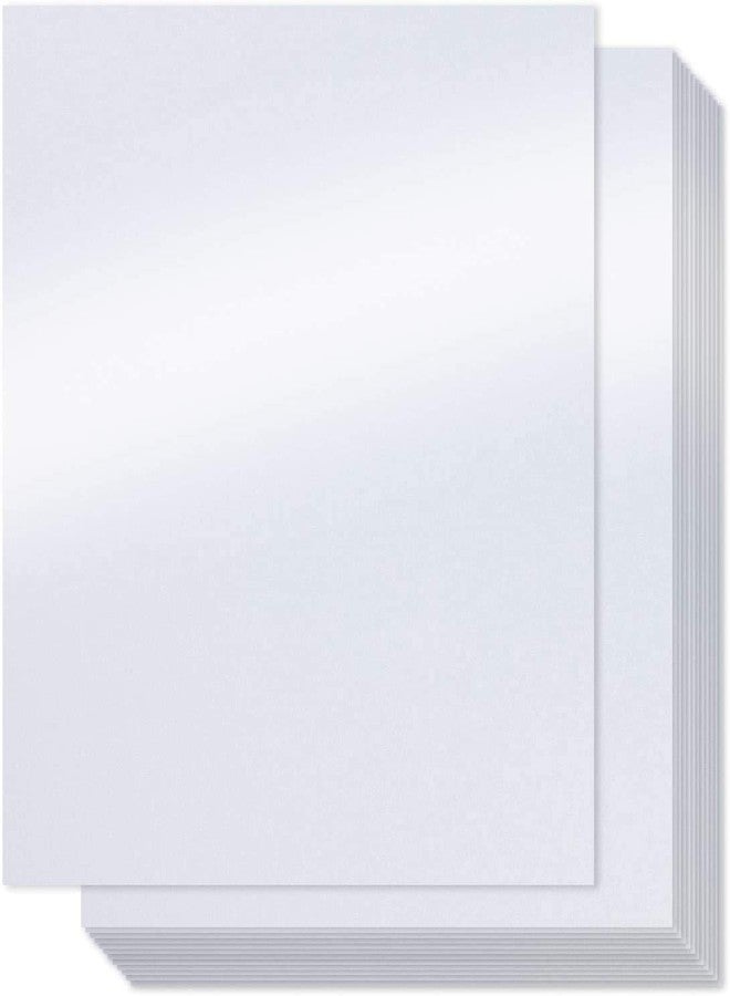 Limited Papers (TM) Shimmer Pure White Pearl, Digital Metallic Stationary Paper. Perfect for Business, Invitations, Weddings. And More. Variety of Sizes. 100 Sheets. (107 Cover, 8.5 x 11) - Image 3