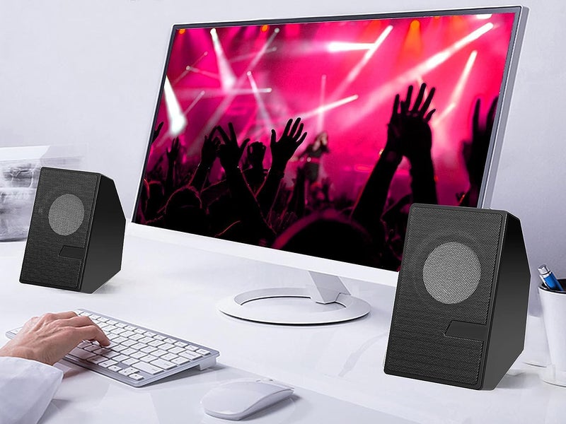 Mini D7 Multimedia Speaker with 3.5 Aux Connectivity,USB Powered and Volume Control Laptop/Desktop (2.0 Channel) 5 W Laptop/Desktop