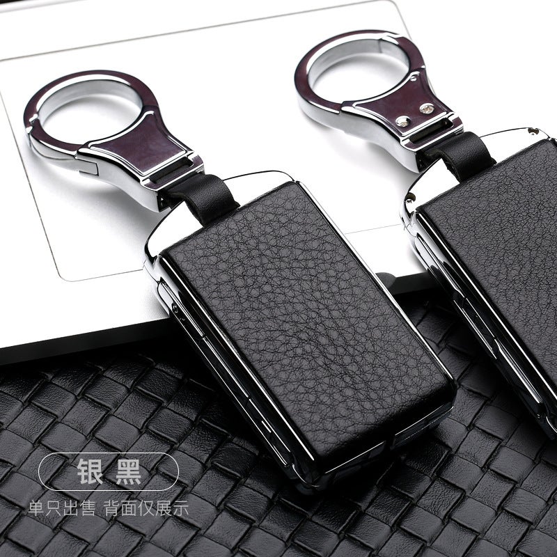 Volvo Leather Key Case for Volvo S90, V90, XC90, and XC60 - Premium Design - Image 1