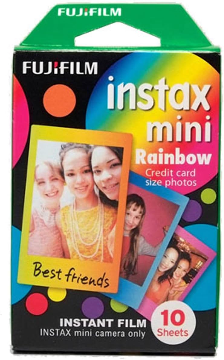 إنستاكس فيلم Fujifilm Mini Rainbow – إطار زخرفي (10 تعريضات) – فيلم فقط - Image 2