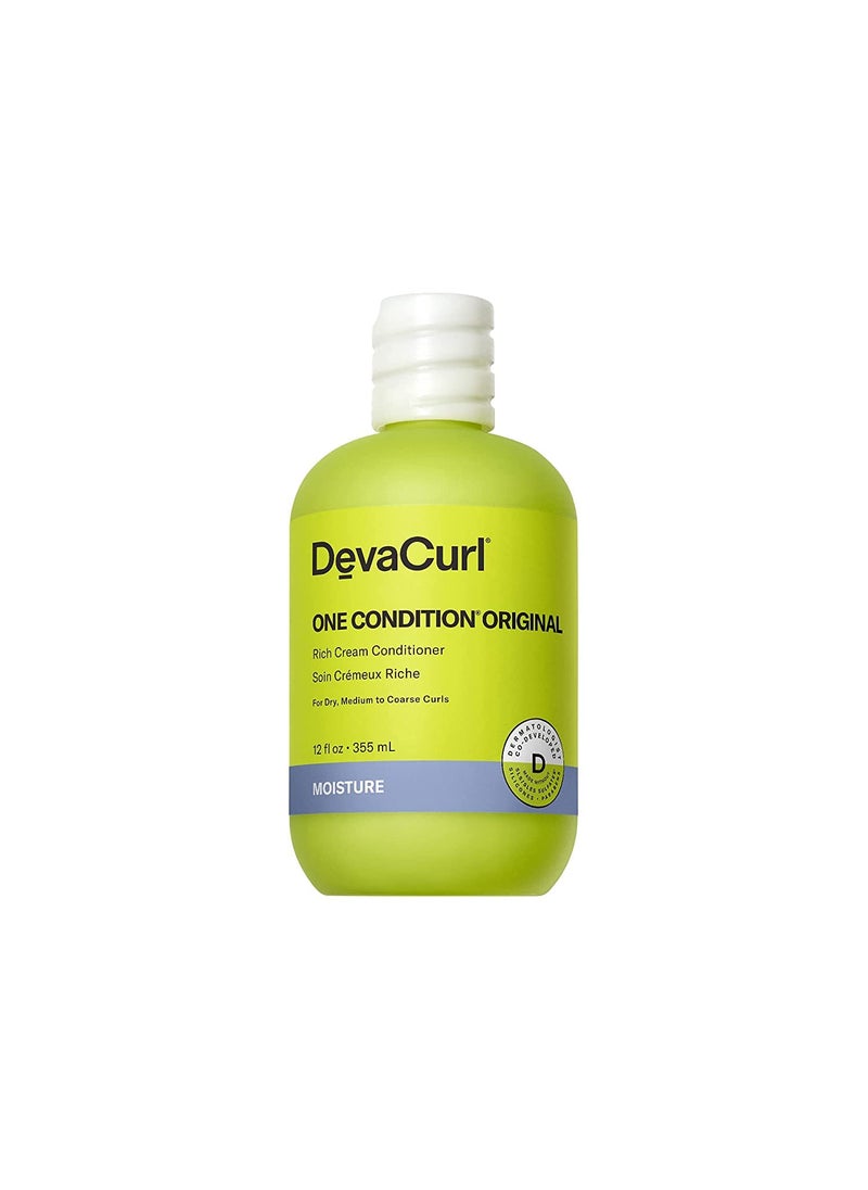 DevaCurl DevaCurl One Condition Original Rich Cream Conditioner | Control and Reduces Frizz | Fights Tangles | Leaves Curls Nourished 