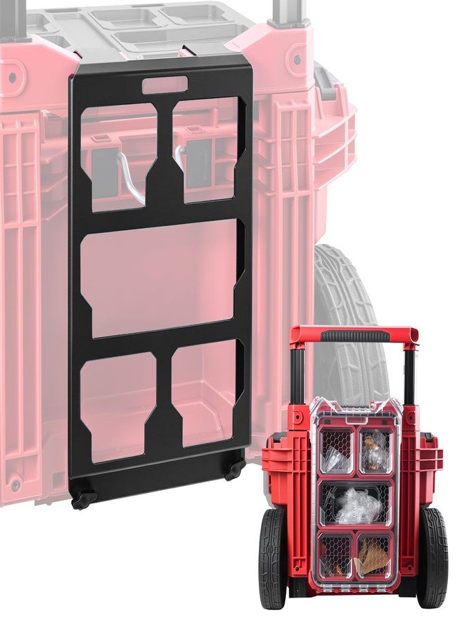 بي بوبو لوحة تثبيت Packout متوافقة مع صندوق أدوات Milwaukee 48-22-8427، تُثبّت على مقبض صندوق الأدوات المتدحرج، دعامة تخزين منظمة لنظام صندوق أدوات Packout - Image 1