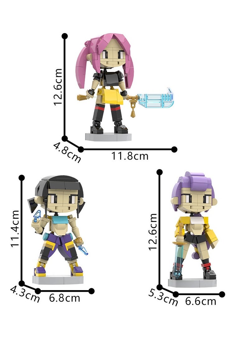 general K-POP: Demon-Hunting Girl Group Lego Room Desktop Decoration Can Be Given as a Gift to Family and Friends - Image 4