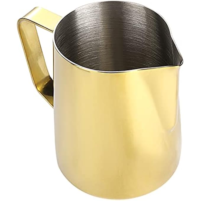 ريحني إبريق رغوة الحليب من ديانو، سعة 600 مل، مصنوع من الفولاذ المقاوم للصدأ، معزول، كوب رغوة حليب القهوة، إبريق تبخير الإسبريسو مع مقبض ومقياس قياس، كوب رغوة الحليب لفن اللاتيه - Image 2