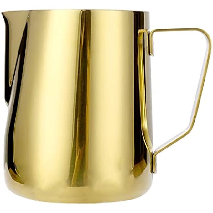 ريحني إبريق رغوة الحليب من ديانو، سعة 600 مل، مصنوع من الفولاذ المقاوم للصدأ، معزول، كوب رغوة حليب القهوة، إبريق تبخير الإسبريسو مع مقبض ومقياس قياس، كوب رغوة الحليب لفن اللاتيه - Image 4