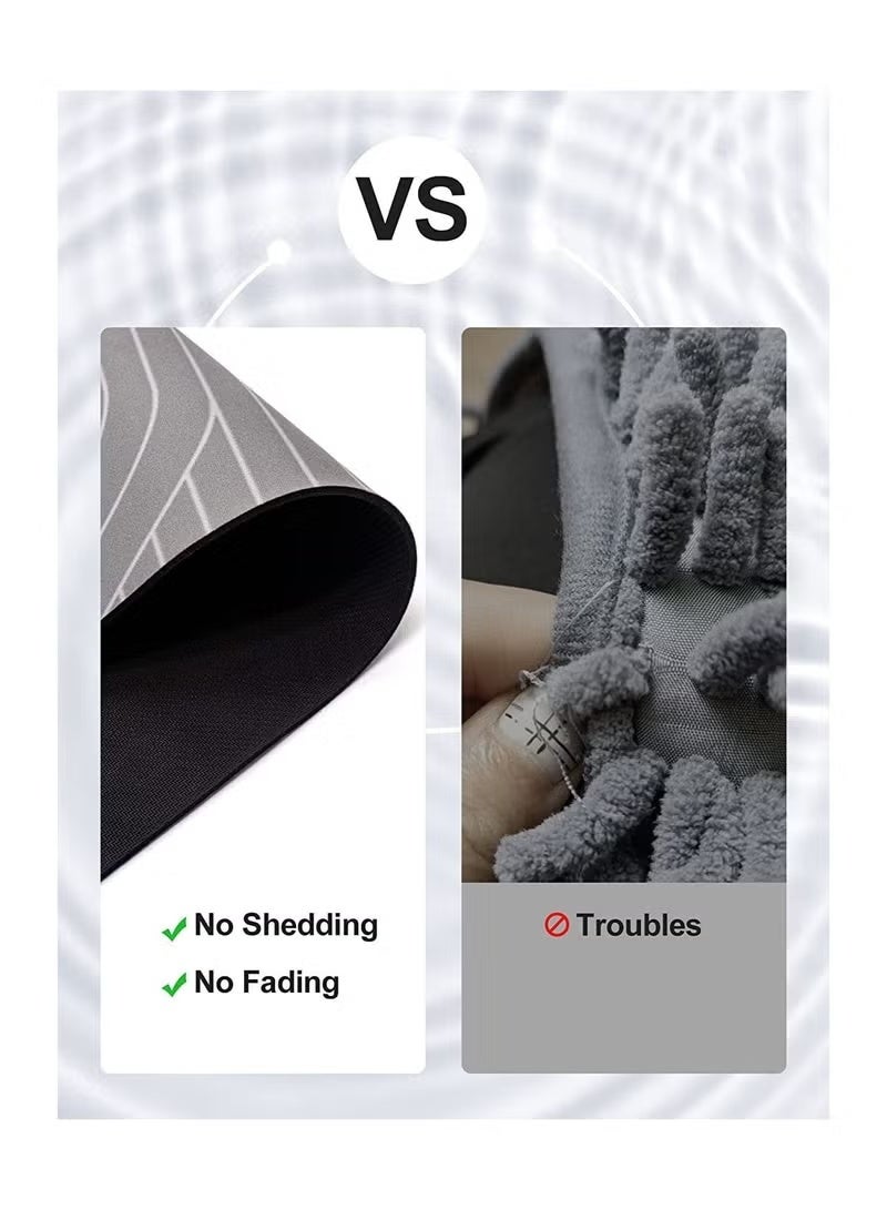 Ucanbe Diatom Bath Mat – Anti-Slip Bathroom Floor Mat, Quick-Dry, Super Absorbent, Thickened Soft Bathtub Rug with Non-Slip Bottom, Easy-to-Clean, 40 x 60 cm - Image 4