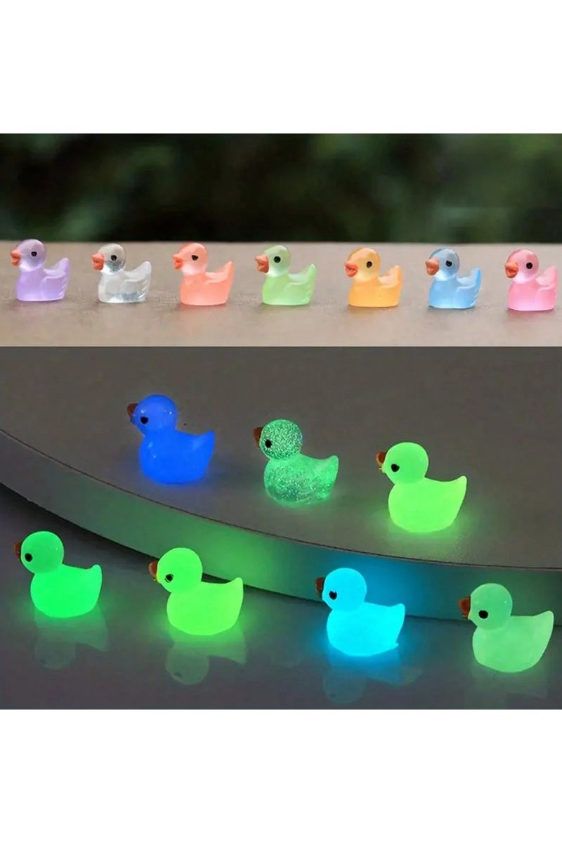 Car Interior Decoration Accessories In The Shape Of Small Ducks In Assorted Random Colors – Cute Car Accessories Shaped Like Little Ducks – 10 Pieces - Image 2